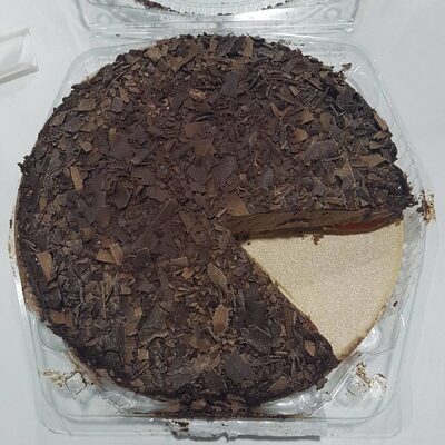 Tarta con chocolate