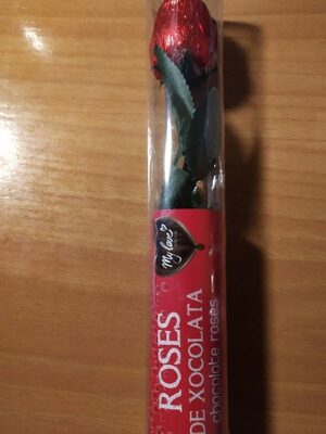 rosa de chocolate front packaging