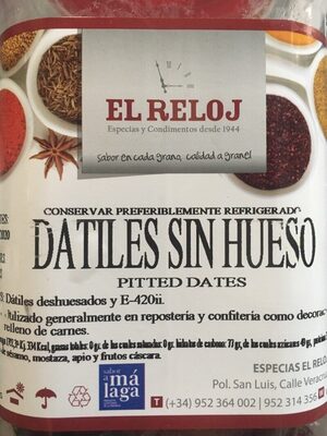 Dátiles sin hueso