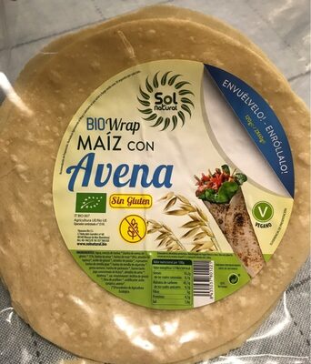 Bio Wrap Maíz con Avena