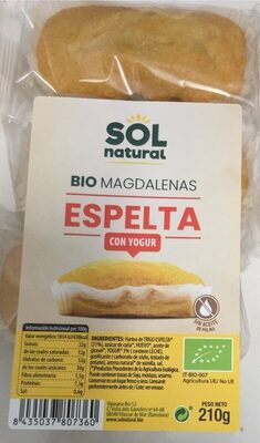 Bio magdalenas espelta