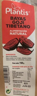 Bayas de goji tibetano