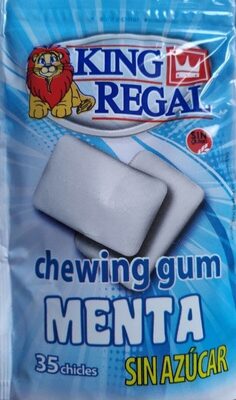 Chewing gum menta front packaging