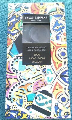 Chocolate negro front packaging