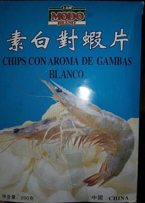 Chips con aroma de gambas blanco
