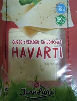 Queso Havarti front packaging