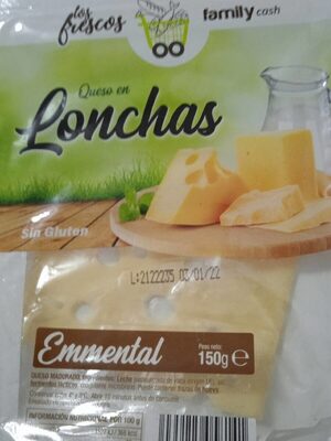 Queso en loncha front packaging