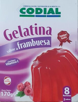Gelatina front packaging