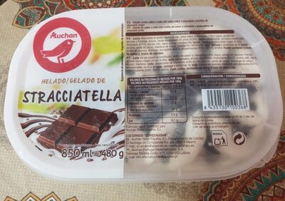 Helado stracciatella