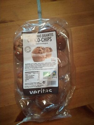 Magdalenas gigantes choco chips