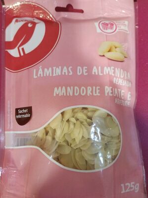 Láminas de almendra repelada