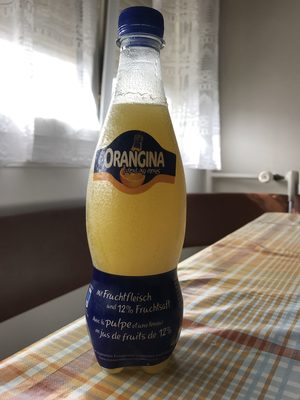 Orangina front packaging