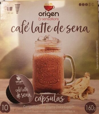 Café late de sena front packaging