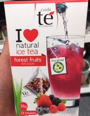 Ice tea forest fruits infusion