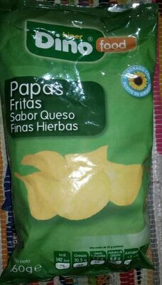 Papas fritas sabor queso y finas hierbas