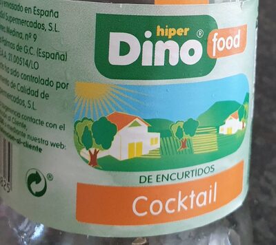 Cocktail de encurtidos front packaging