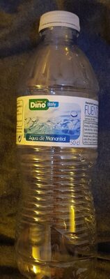 Agua de manantial front packaging