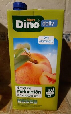 Néctar de melocotón front packaging