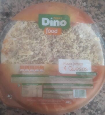Pizza fresca 4 quesos front packaging