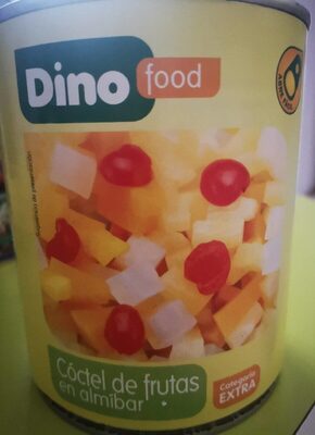 Coctel de frutas en almíbar