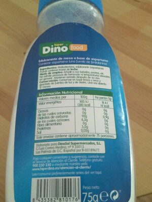 HiperDino food Edulcorante