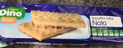 Barquillos sabor nata front packaging