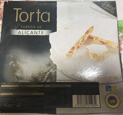 Torta de turron alicante