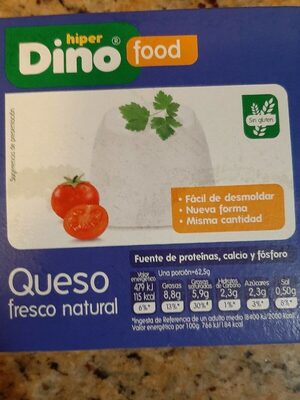 Queso fresco natural front packaging