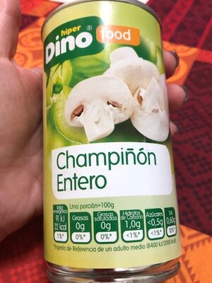 Champiñon entero front packaging