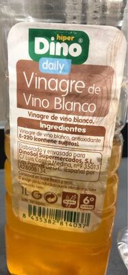 Vinagre de vino blanco front packaging