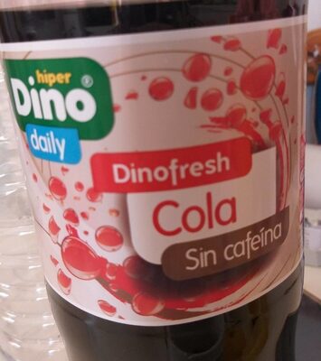 Cola sin cafeína front packaging