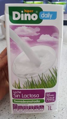 Leche sin lactosa semidesnatada