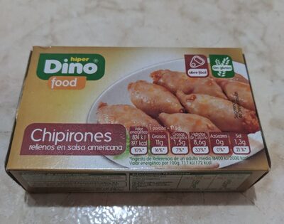 Chipirones rellenos en salsa americana front packaging
