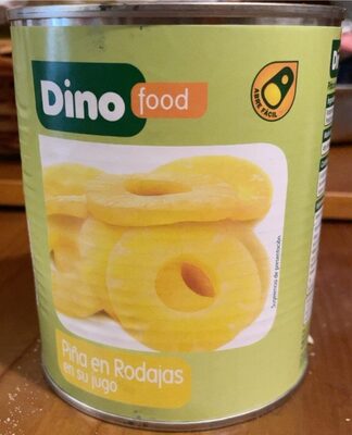 Piña en rodajas front packaging