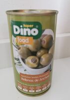 Aceitunas verdes manzanilla rellenas de anchoa