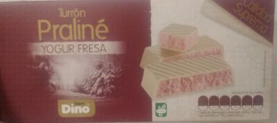 Turrón praliné yogur fresa