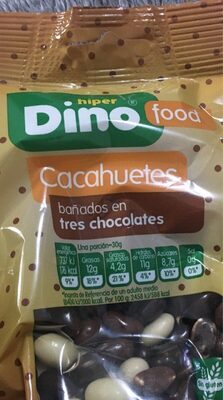 Manices en tres chocolates