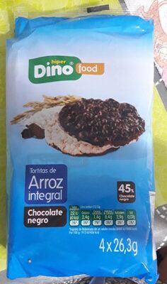 Tortitas de arroz integral (chocolate negro)