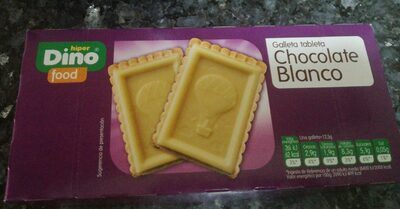 Galletas tableta chocolate blanco