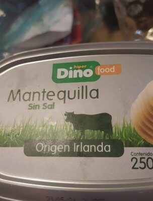 Mantequilla sin Sal