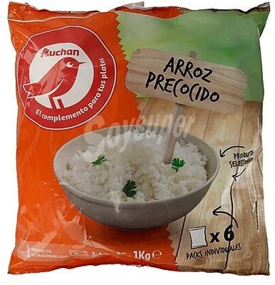 Arroz precocido congelado