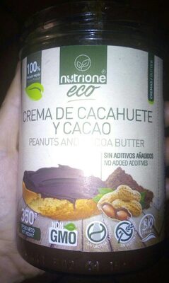 Crema de cacahuete y cacao