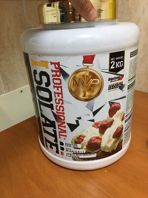 Professional isolate vanilla with hazelnuts