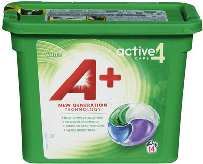 A+ Active 4 White Pods 14stk