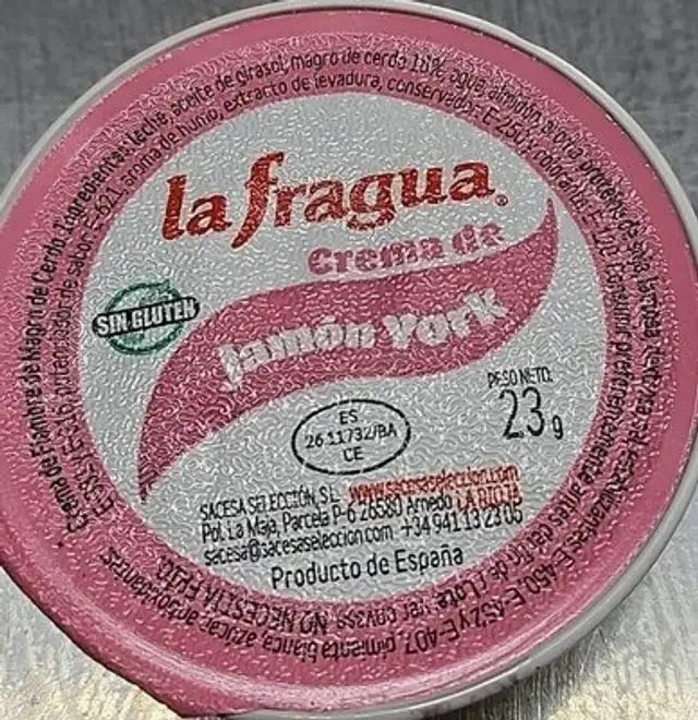 Crema de York front packaging