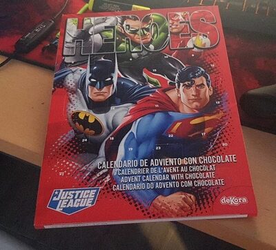 Calendario de adviento con chocolate