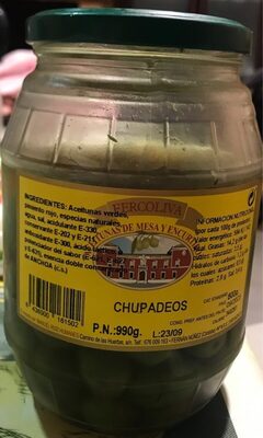 Aceitunas chupadeos
