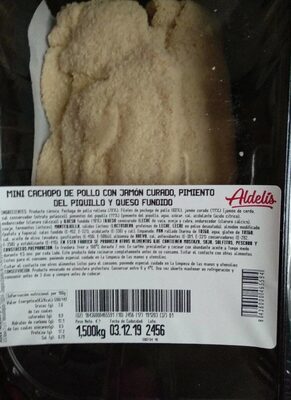 Mini cachopo de pollo