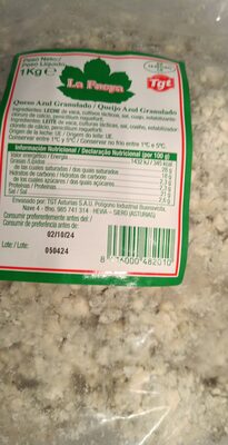 Queso azul granulado