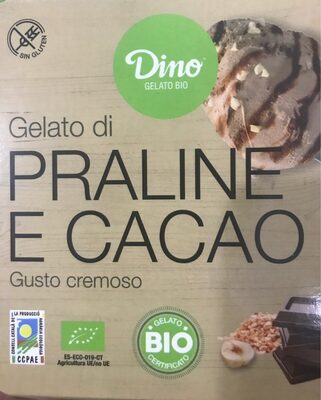 Gelato di praline e cacao